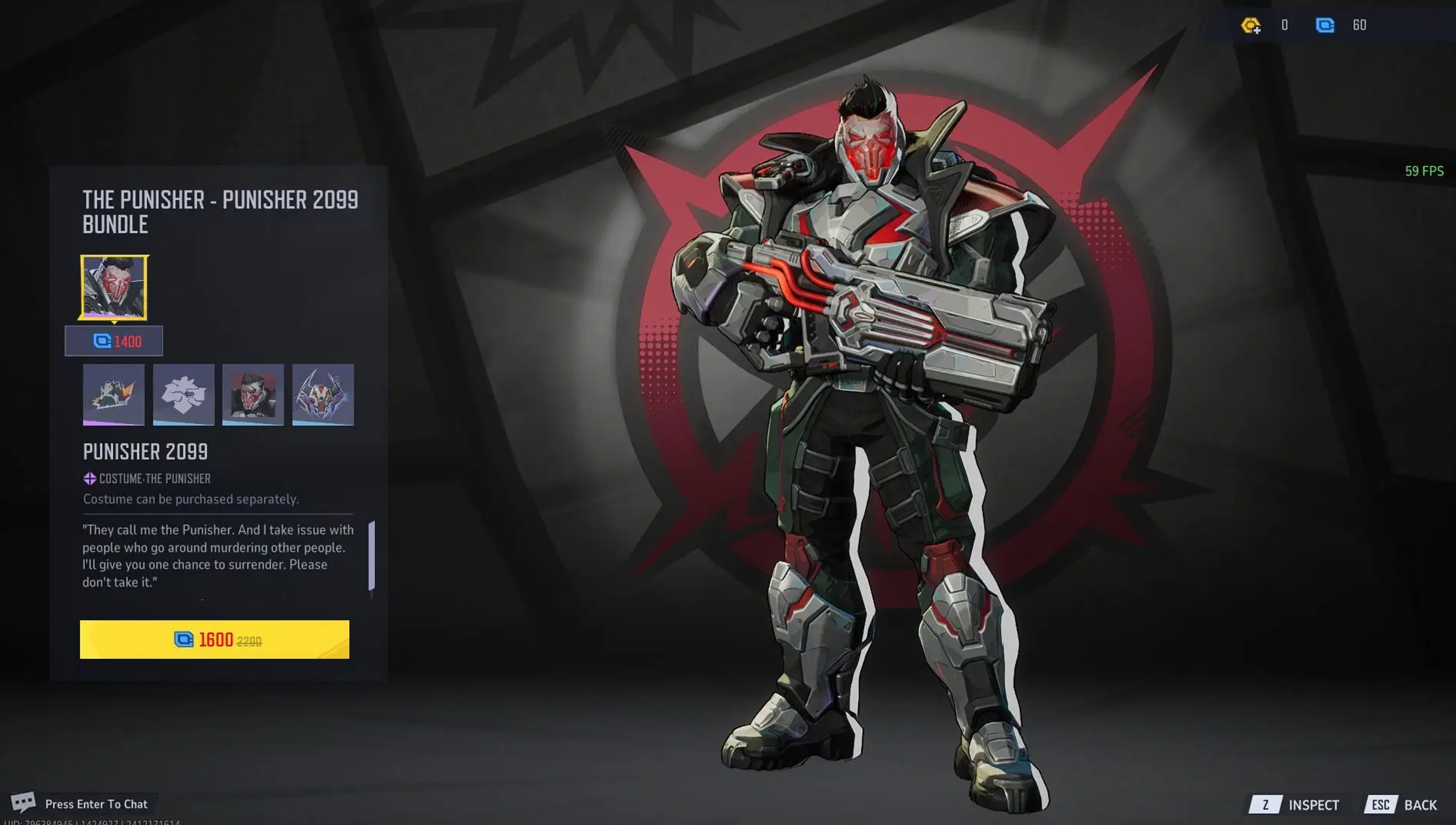 Punisher 2099 skin